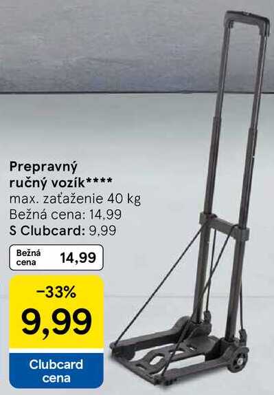 Prepravný ručný vozík