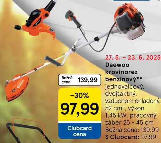 Daewoo krovinorez benzínový