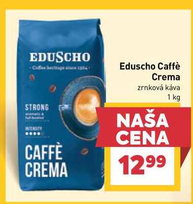 Eduscho Caffè Crema zrnková káva 1 kg