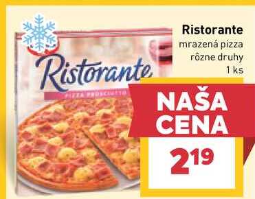Ristorante mrazená pizza rôzne druhy  
