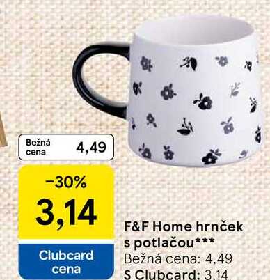 F&F Home hrnček s potlačou