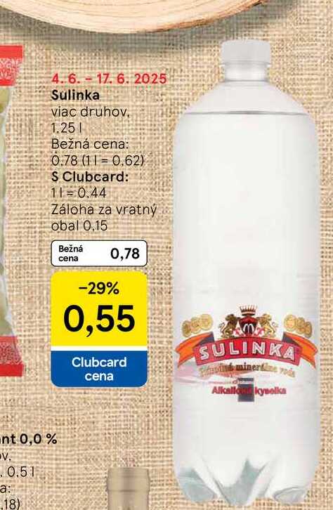Sulinka viac druhov. 1.25l