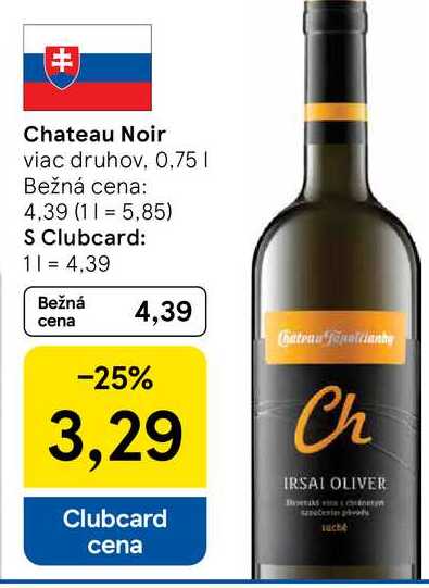 Chateau Noir viac druhov 0,75l