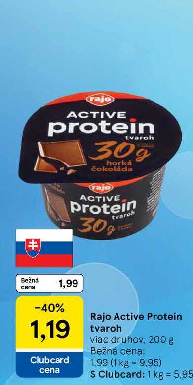 Rajo Active Protein tvaroh 200 g