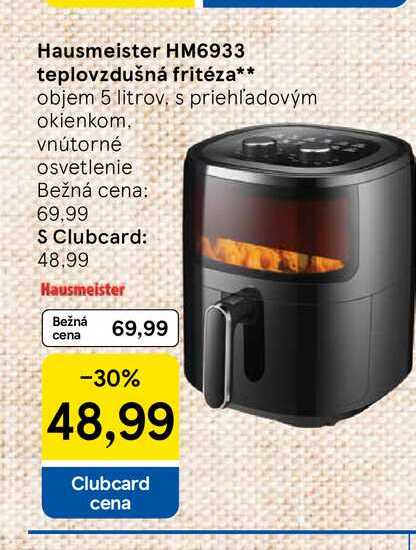 Hausmeister HM6933 teplovzdušná fritéza