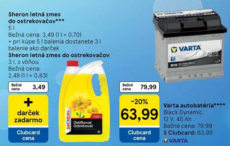 Varta autobatéria Black Dynamic. 12 V, 45 Ah 