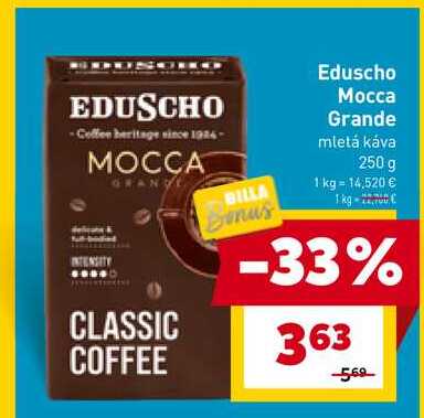 Eduscho Мосса Grande mletá káva 250 g 