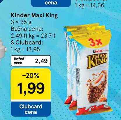 Kinder Maxi 3x35 g