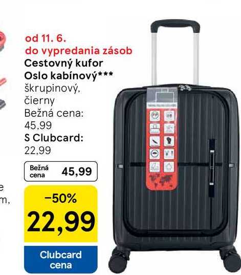 Cestovný kufor Oslo kabínový