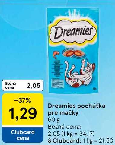 Dreamies pochúťka pre mačky 60 g