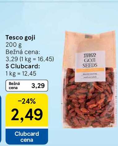 Tesco goji 200 g 