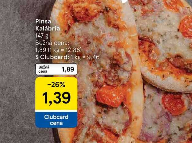 Pinsa Kalábria 147 g 