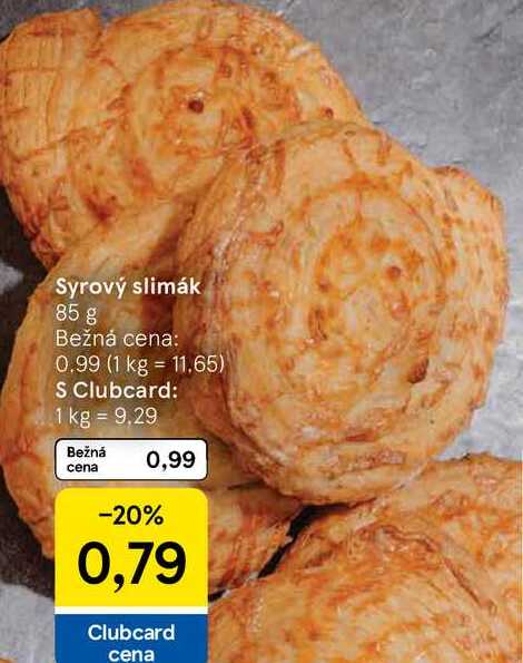 Syrový slimák 85 g 