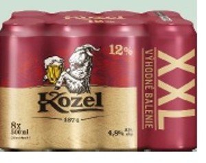 Kozel Svetlý ležiak pivo