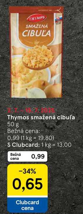 Thymos smažená cibul'a, 50 g 