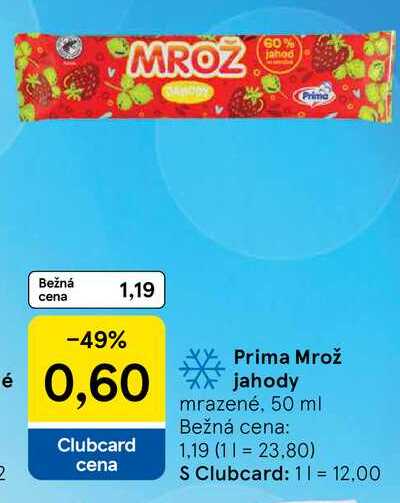 Prima Mrož jahody, 50 ml