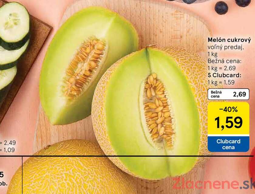 Melón cukrový, 1 kg 