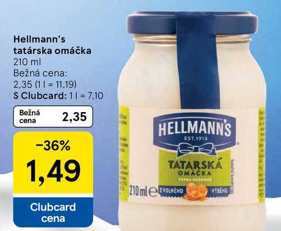 Hellmann's tatárska omáčka, 210 ml 