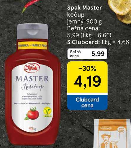 Spak Master kečup, 900 g