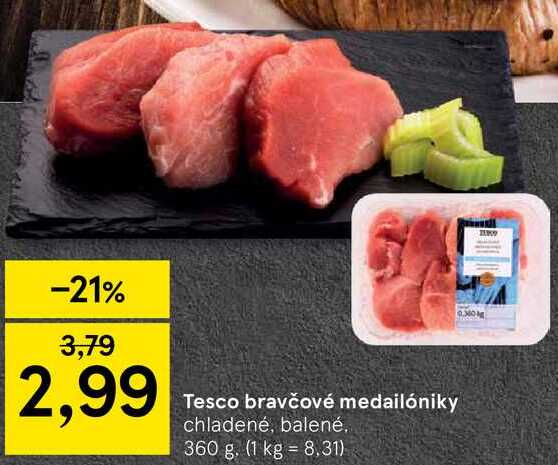 Tesco bravčové medailóniky, 360 g