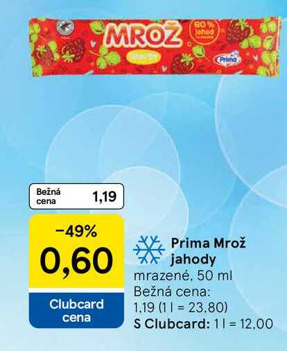 Prima Mrož jahody, 50 ml 
