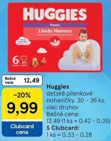 Huggies, 30 - 36 ks