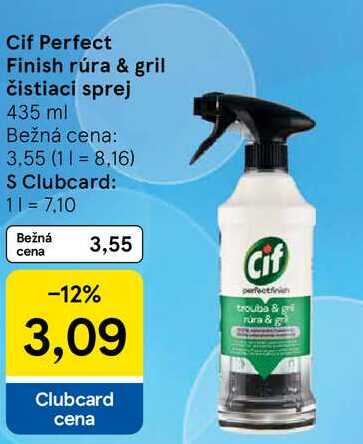 Cif Perfect Finish rúra & gril čistiaci sprej, 435 ml 