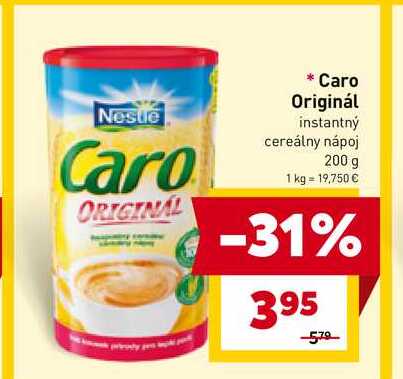 Caro Originál instantný cereálny nápoj 200 g 1 
