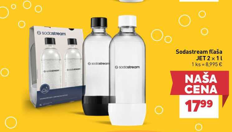 Sodastream fľaša JET 2 x 1l