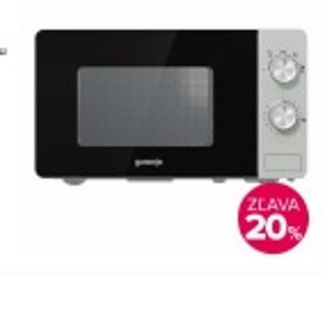 Mikrovlnná rúra Gorenje Essential MO20E1S strieborná