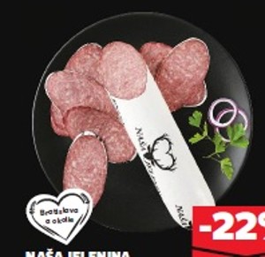 Saláma s jelením mäsom