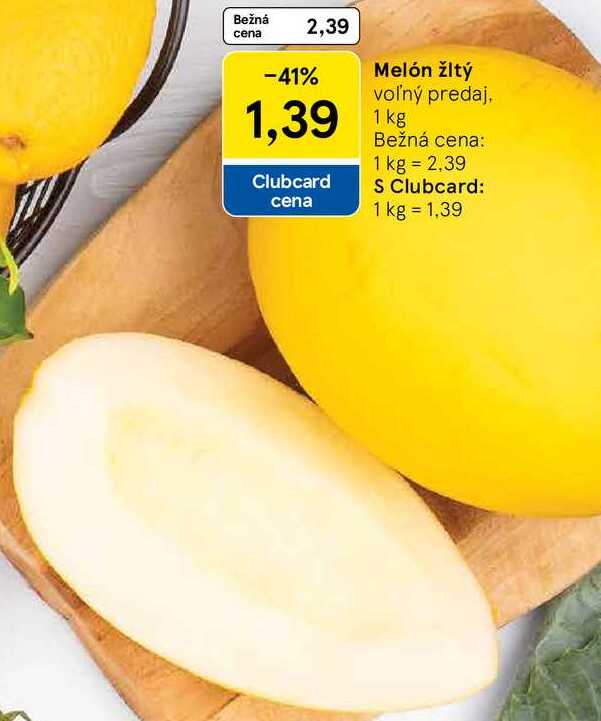 Melón žltý, 1 kg