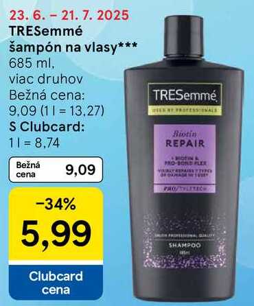 TRESemmé šampón na vlasy, 685 ml