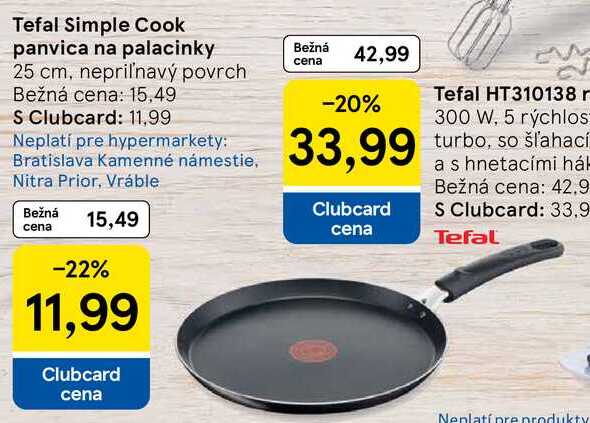 Tefal Simple Cook panvica na palacinky