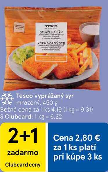 Tesco vyprážaný syr, 450 g 