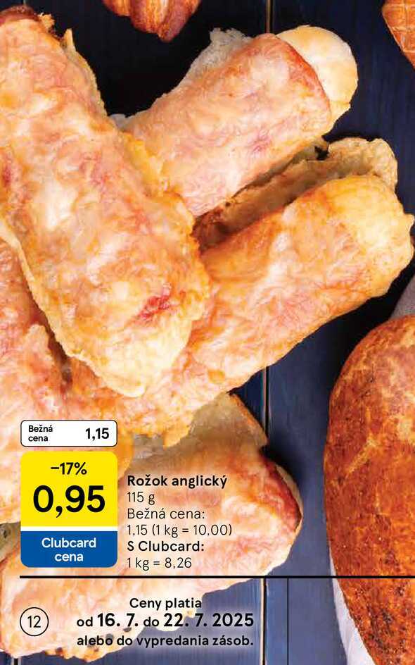 Rožok anglický, 115 g