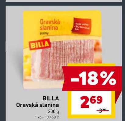 Oravská slanina 200 g 