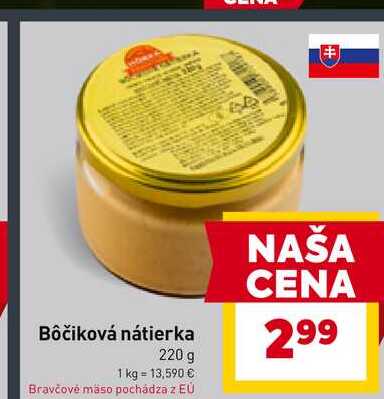 Bôčiková nátierka 220 g 