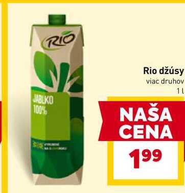 Rio džúsy viac druhov 1l