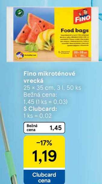 Fino mikroténové vrecká, 50 ks