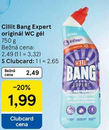 Cillit Bang Expert originál WC gél, 750 g