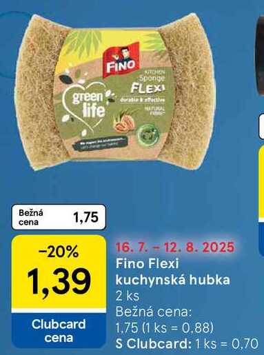 Fino Flexi kuchynská hubka, 2 ks
