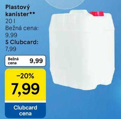 Plastový kanister