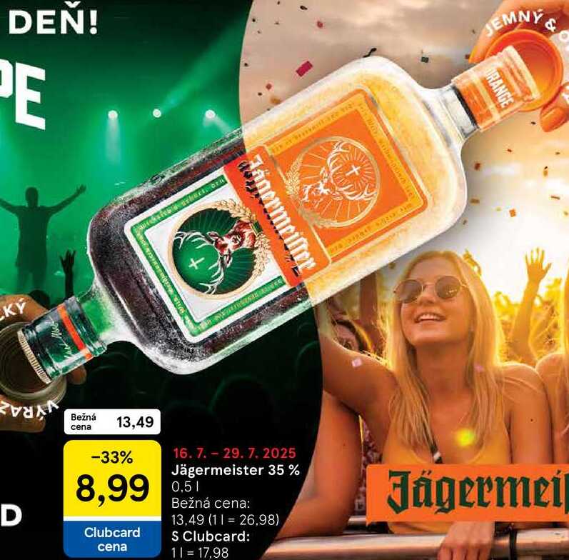 Jägermeister 35 %, 0,5 l