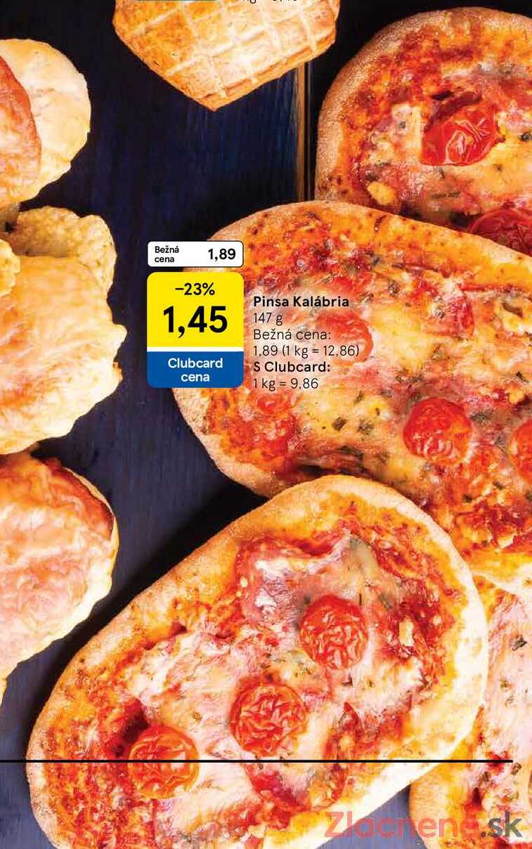 Pinsa Kalábria, 147 g 