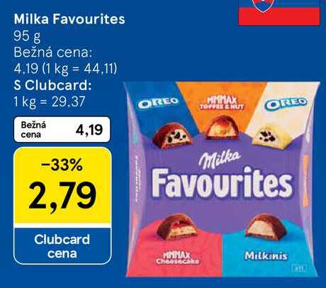 Milka Favourites, 95 g 