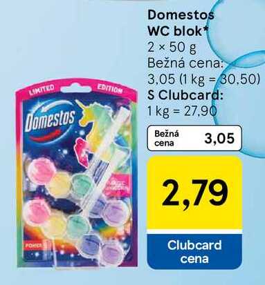 Domestos WC blok, 2x 50 g 