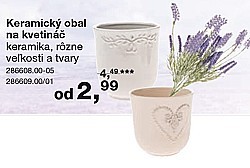 Keramický obal na kvetináč