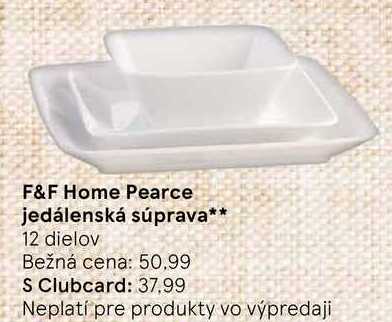 F&F Home Pearce jedálenská súprava