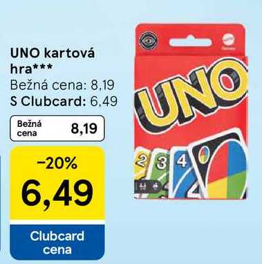UNO kartová hra